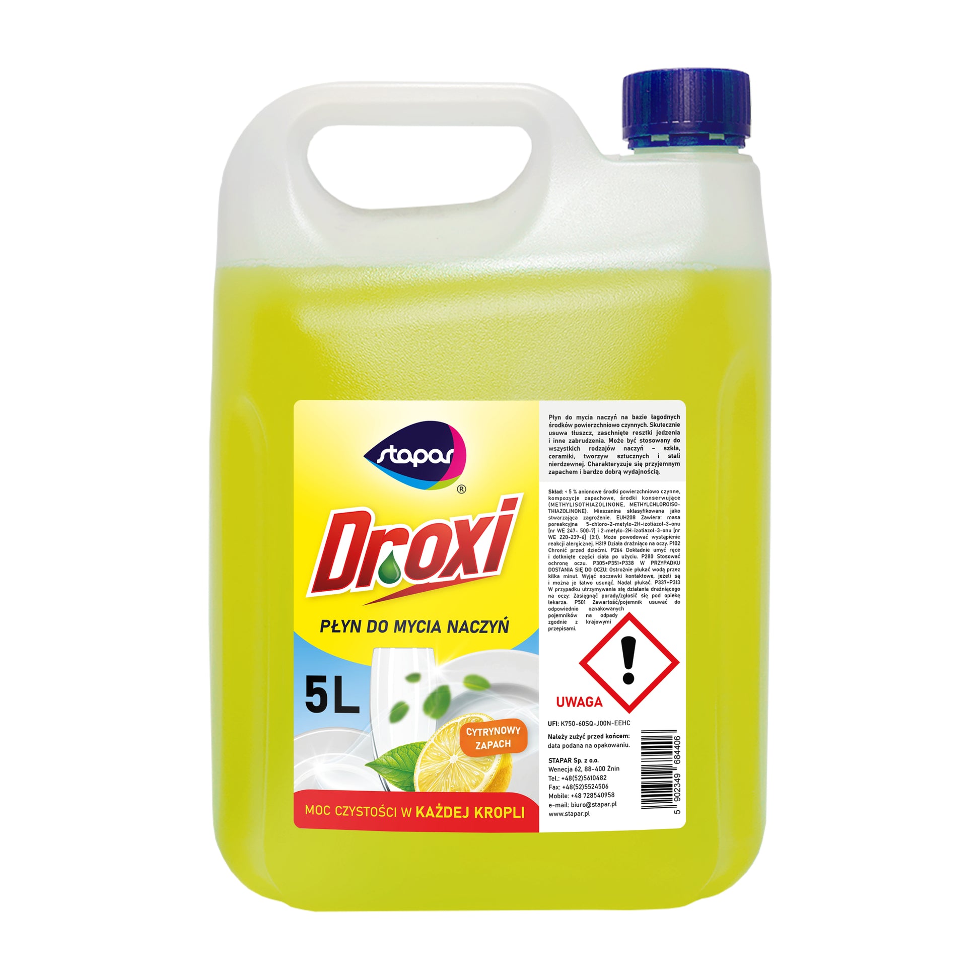Płyn do mycia naczyń CYTRYNA / 5l