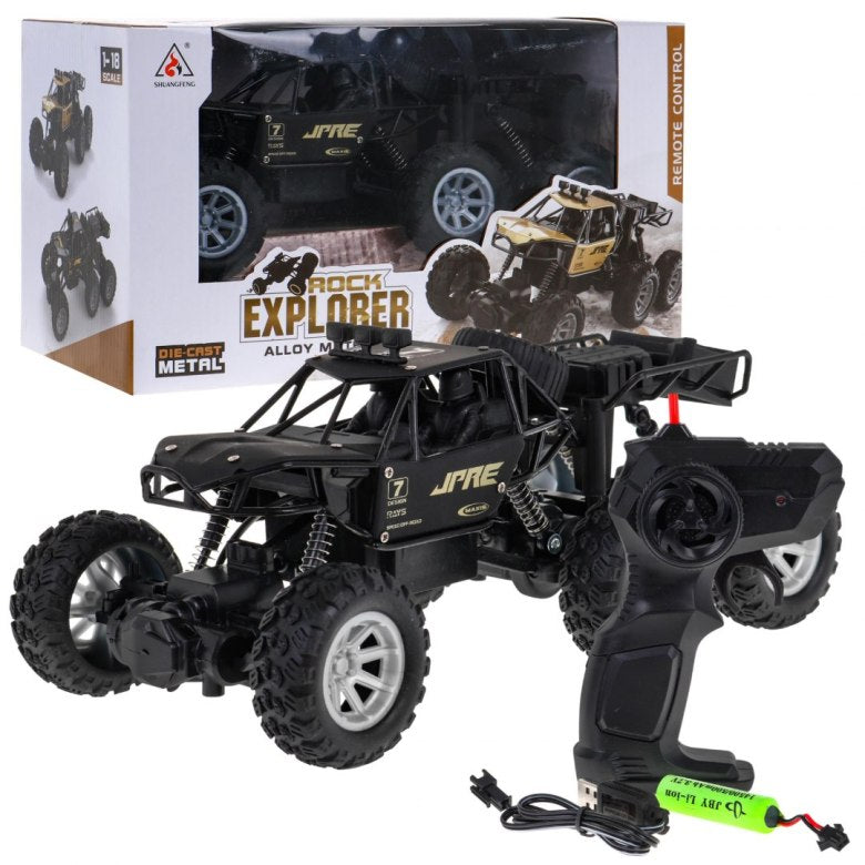 Metalowy crawler Rock Explorer 4x4 dla dzieci 8+