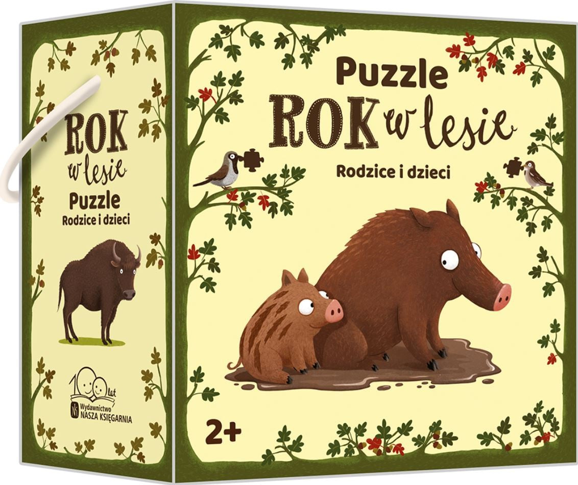 Unser Buchladen-Puzzle Jahr im Wald. Eltern und Kinder