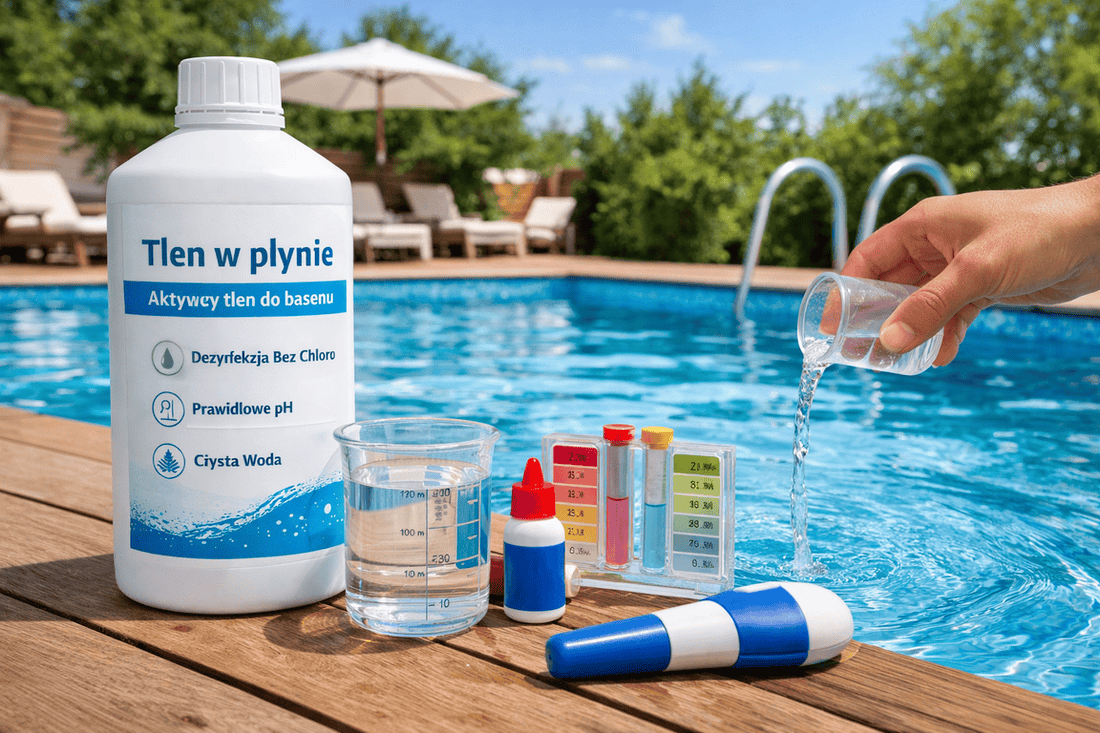 Tlen w płynie – co to jest i jak działa w basenie?
