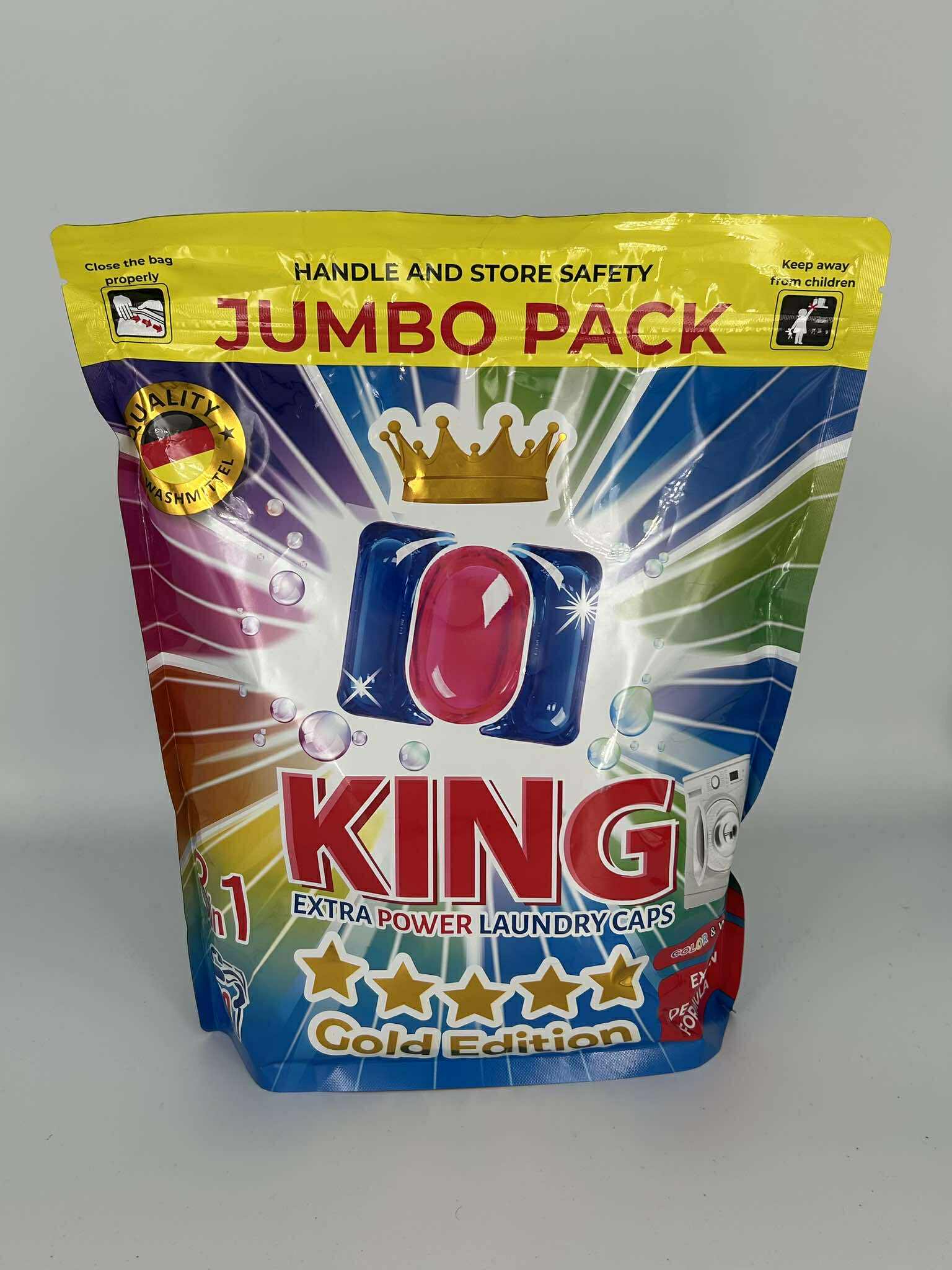 KING Kapsułki do prania UNIVERSAL 3w1 60szt