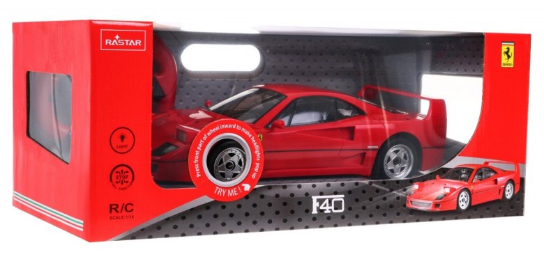 Ferrari F40 RASTAR model 114 Zdalnie sterowane auto