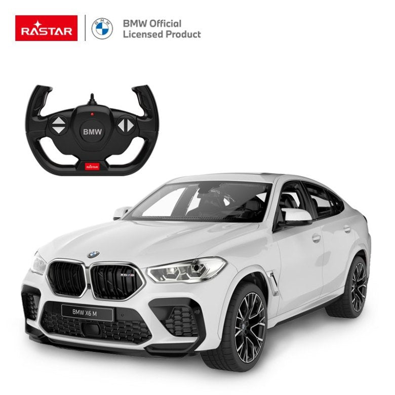BMW X6 M biały RASTAR model 1:14