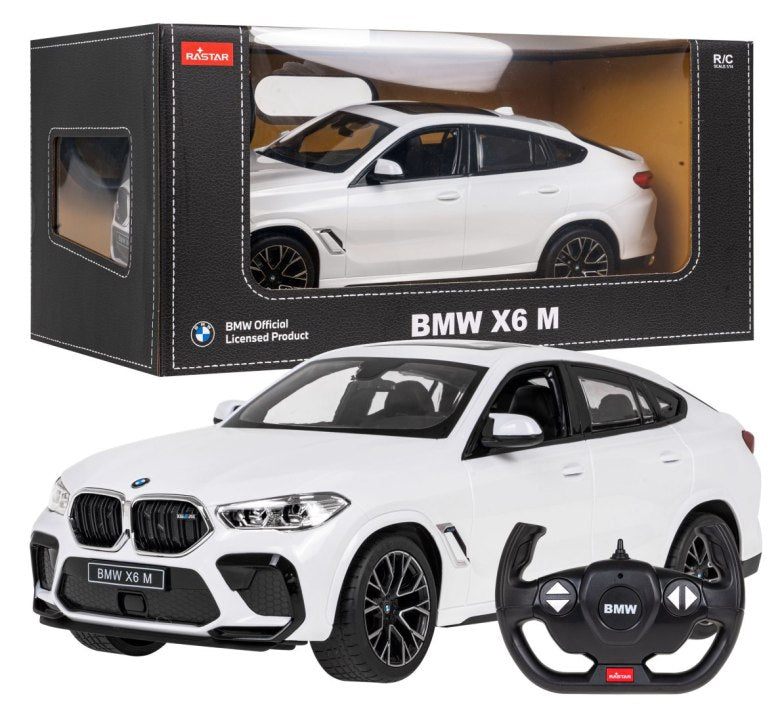 BMW X6 M biały RASTAR model 1:14