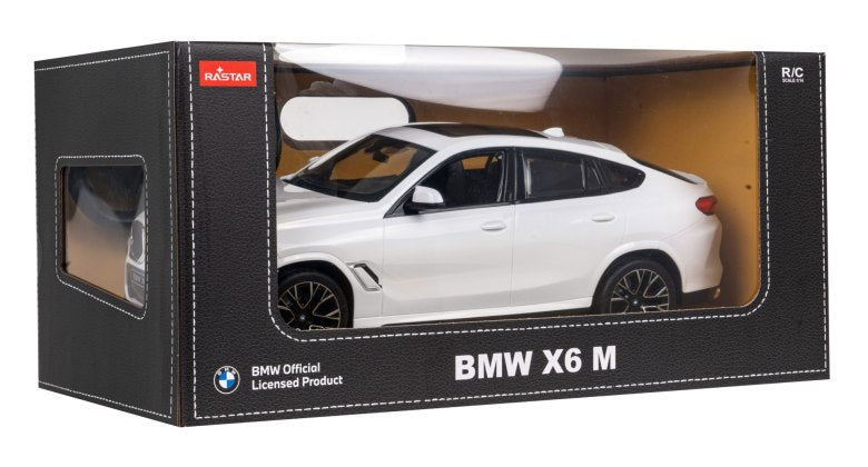 BMW X6 M biały RASTAR model 1:14