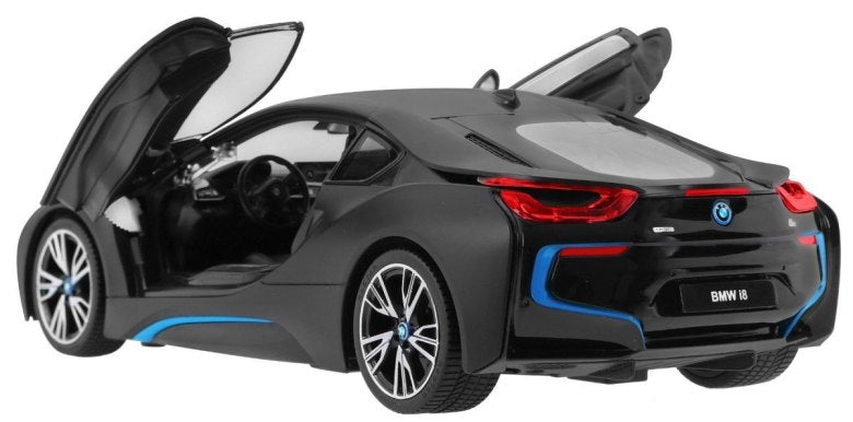 BMW i8 czarne RASTAR model 1:14 Zdalnie sterowane auto 
