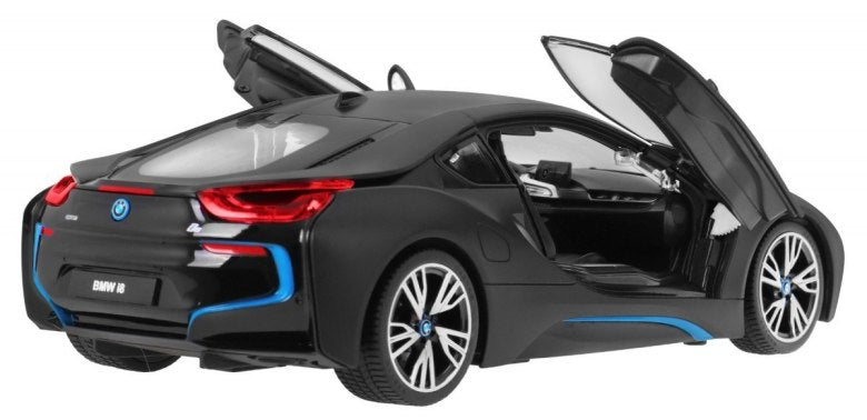 BMW i8 czarne RASTAR model 1:14 Zdalnie sterowane auto 