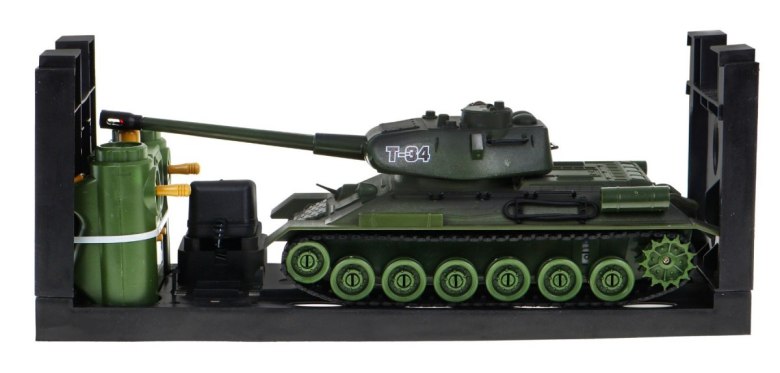 Zdalnie sterowane 2 czołgi T-34 vs Tiger dla dzieci 3+