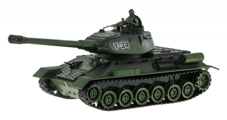 Zdalnie sterowane 2 czołgi T-34 vs Tiger dla dzieci 3+