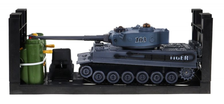 Zdalnie sterowane 2 czołgi T-34 vs Tiger dla dzieci 3+