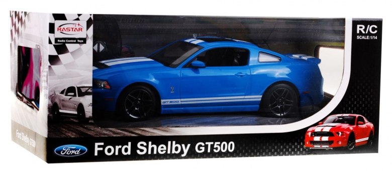 Ford Shelby Mustang GT500 niebieski RASTAR model 114 