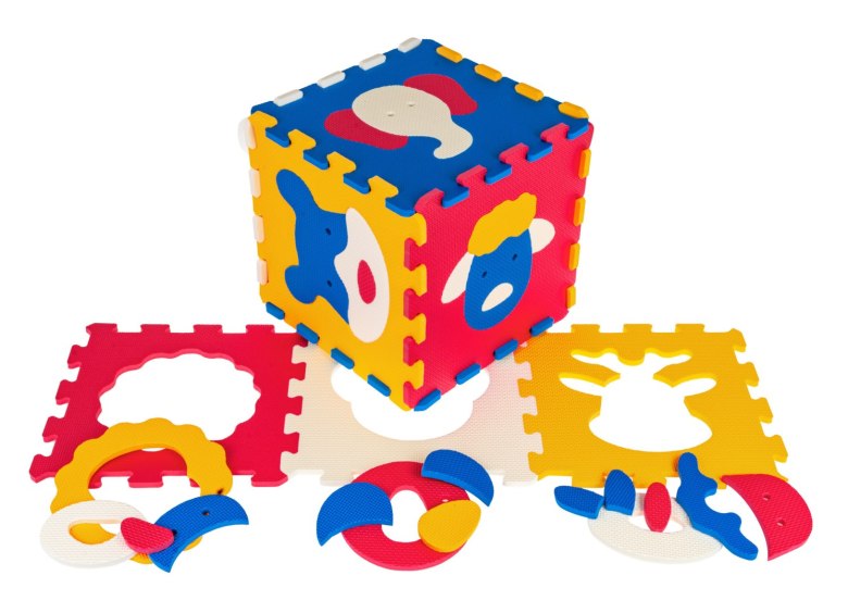 Mata z 9 Puzzli Zwierzątka dla dzieci 10m+ Pianka EVA