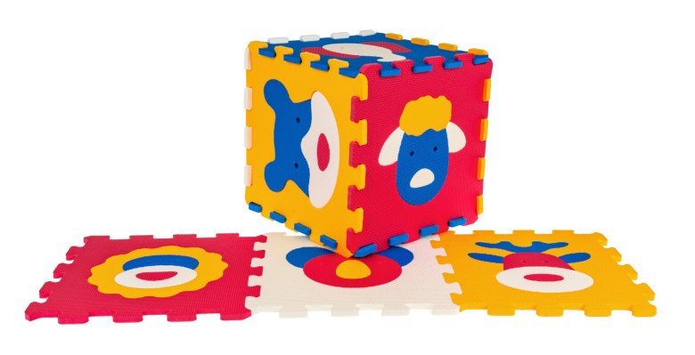 Mata z 9 Puzzli Zwierzątka dla dzieci 10m+ Pianka EVA