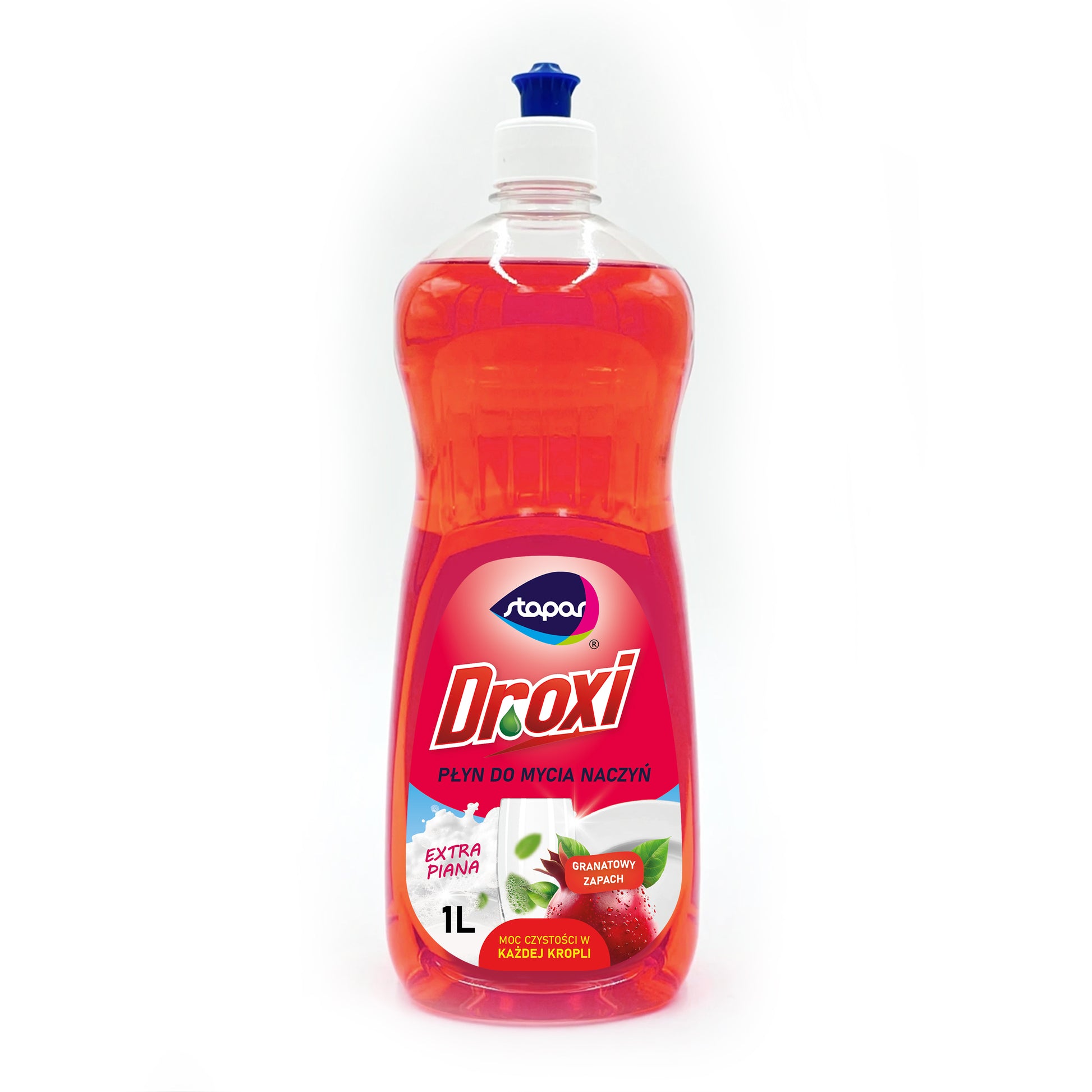 Płyn do mycia naczyń Droxi 1L Granat