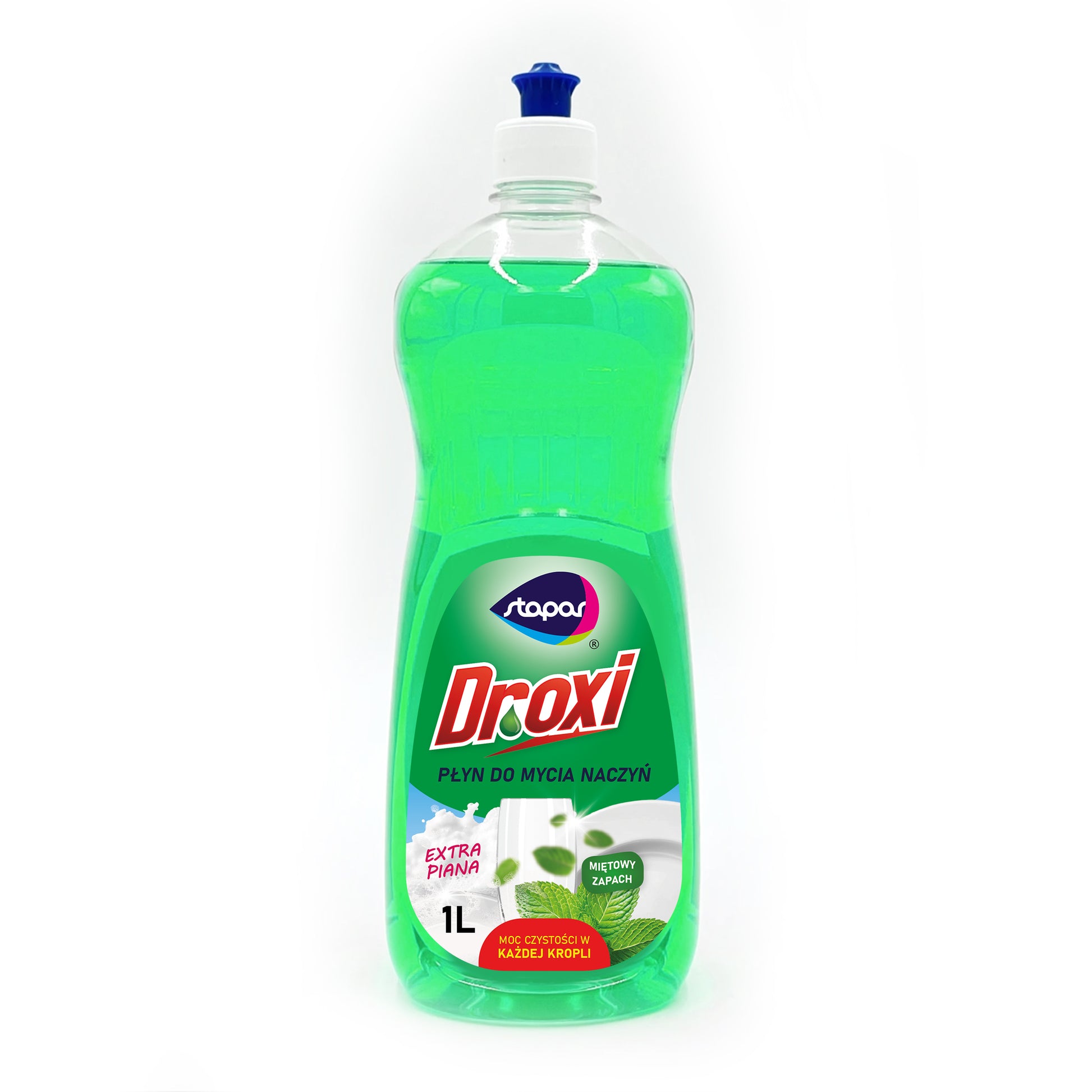Płyn do mycia naczyń Droxi 1L Mięta