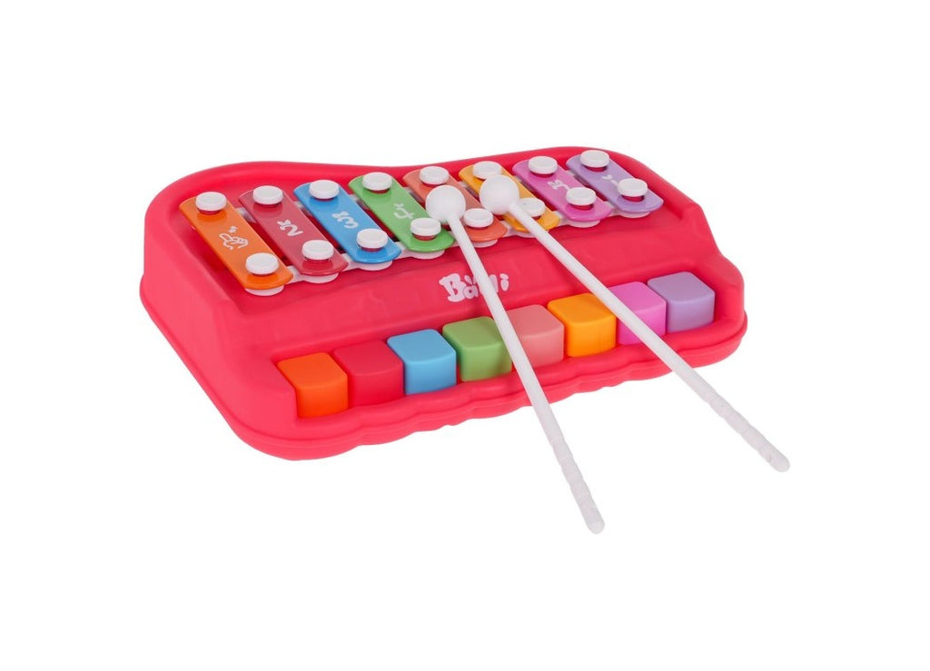 Pianinko Cymbałki Czerwone