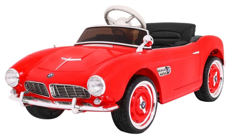 Autko BMW 507 Retro elektryczne dla dzieci Czerwony