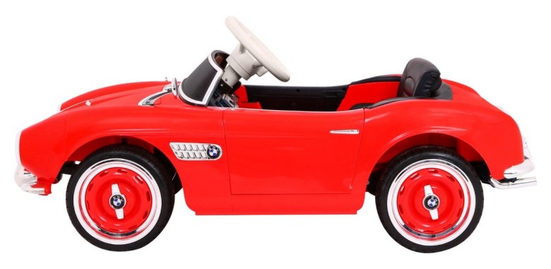 Autko BMW 507 Retro elektryczne dla dzieci Czerwony