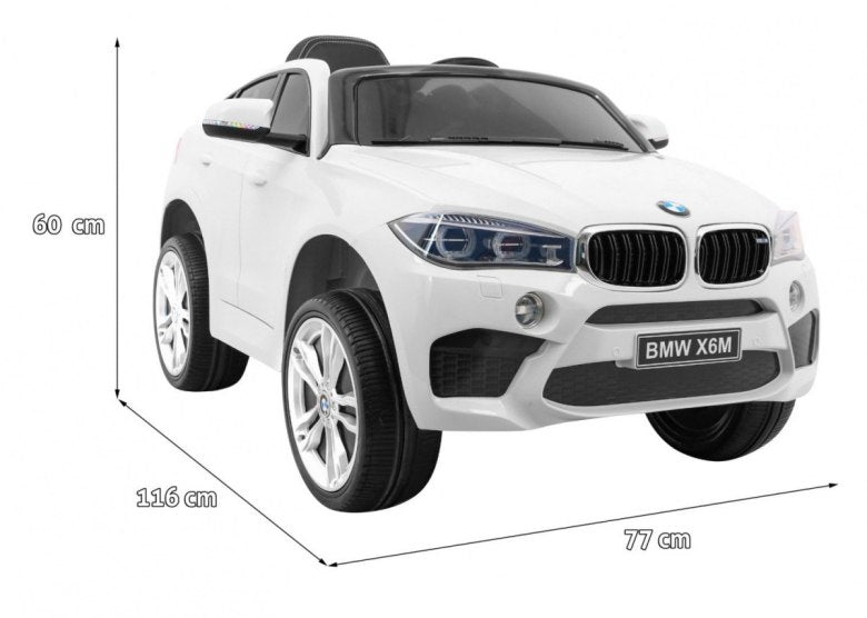 BMW X6M Elektryczne Autko dla dzieci, Biały