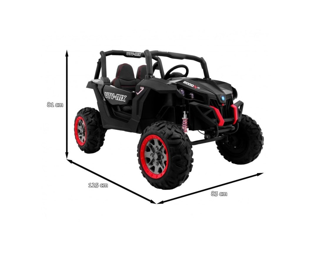 Buggy SuperStar dla dzieci Czarny + Napęd 4x4 