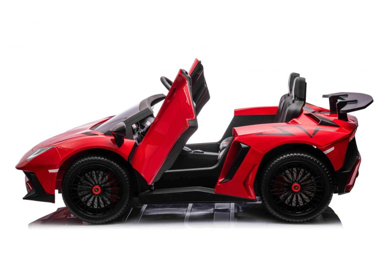Auto Lamborghini Aventador SV na akumulator dla 2 dzieci Czerwony