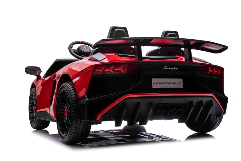 Auto Lamborghini Aventador SV na akumulator dla 2 dzieci Czerwony