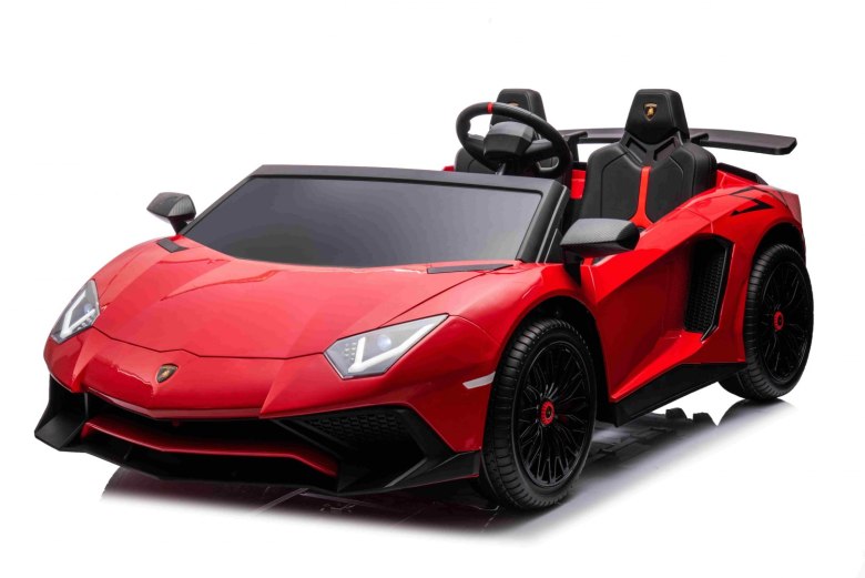 Auto Lamborghini Aventador SV na akumulator dla 2 dzieci Czerwony