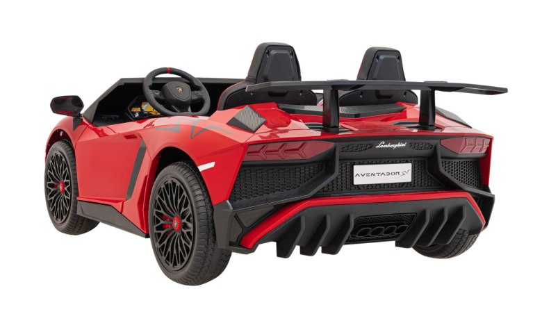 Auto Lamborghini Aventador SV na akumulator dla 2 dzieci Czerwony