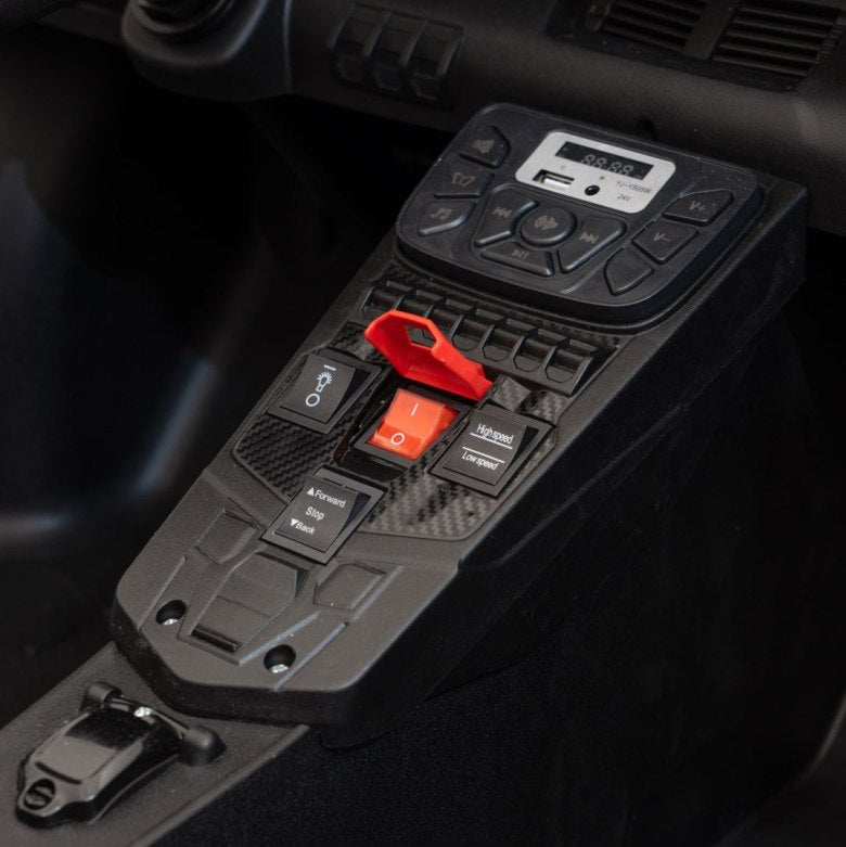 Auto Lamborghini Aventador SV na akumulator dla 2 dzieci Czerwony
