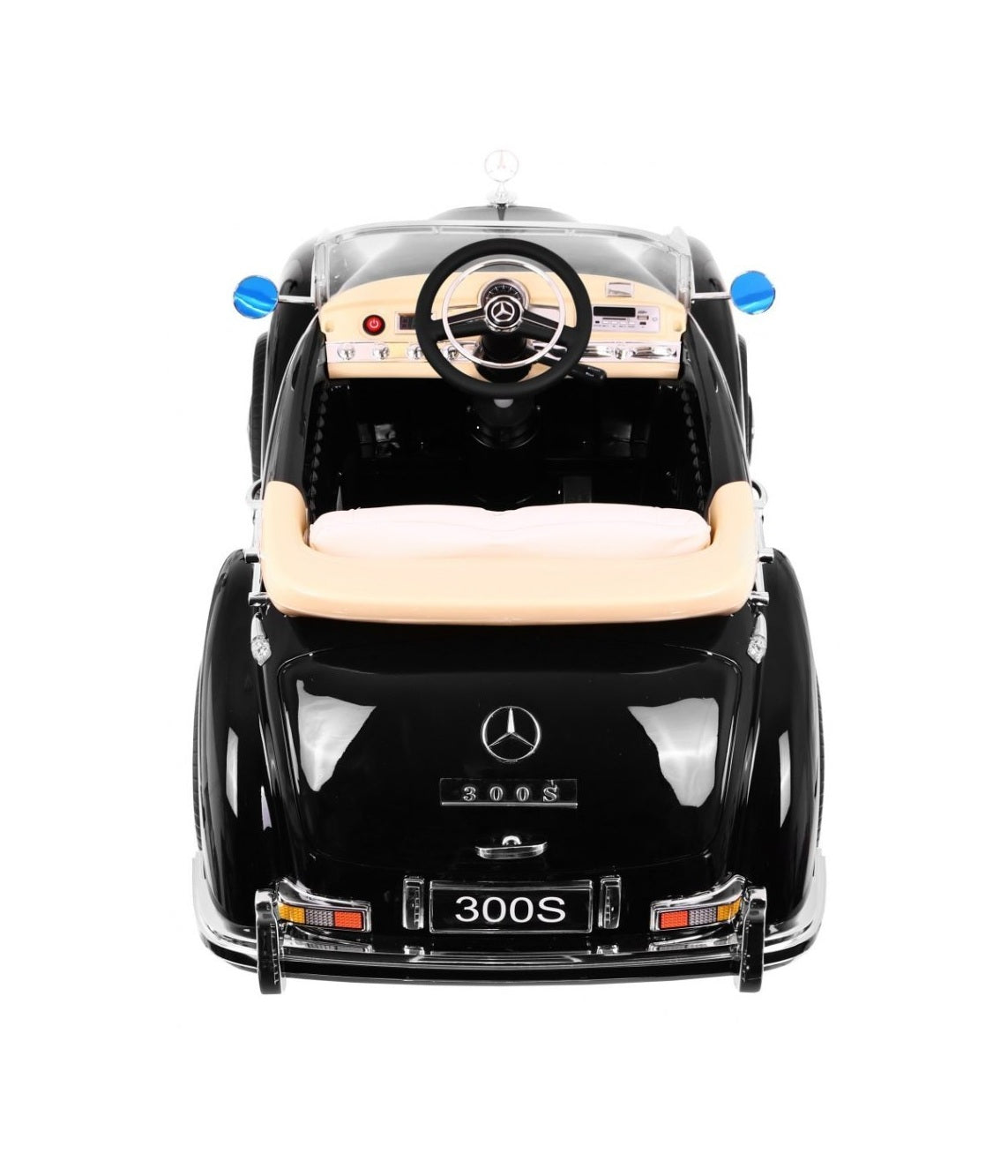 Mercedes Benz 300S Retro dla dzieci Czarny