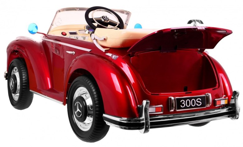 Mercedes Benz 300S Retro dla dzieci Czerwony