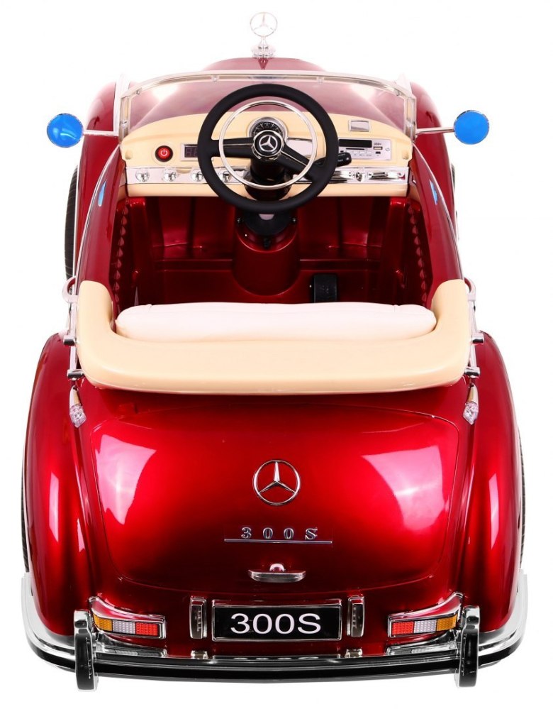 Mercedes Benz 300S Retro dla dzieci Czerwony