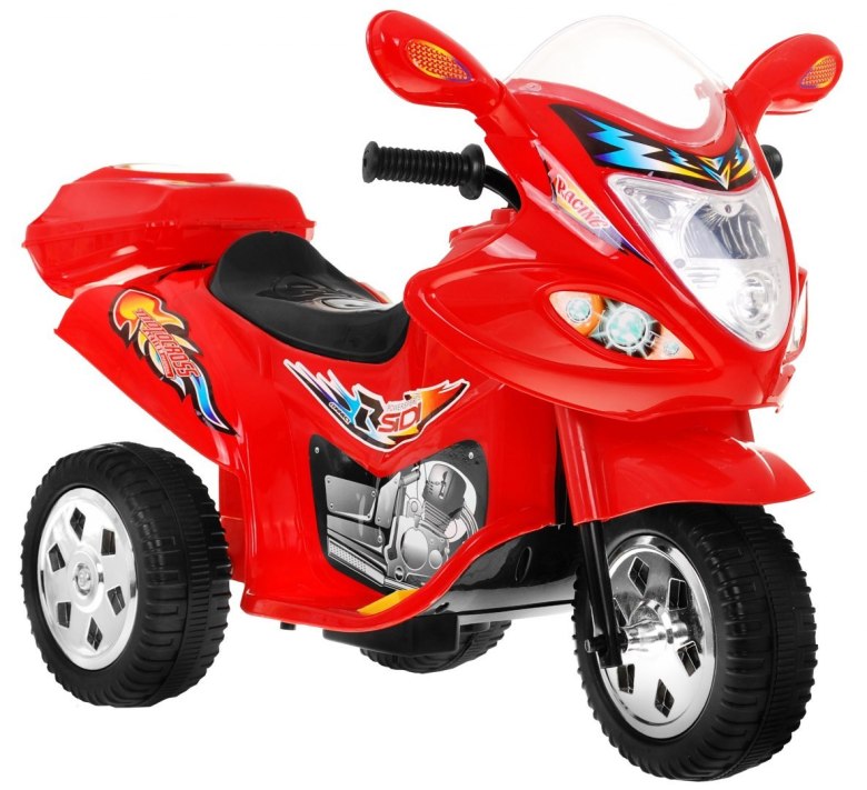 Motorek Trójkołowy BJX-088 elektryczny Czerwony