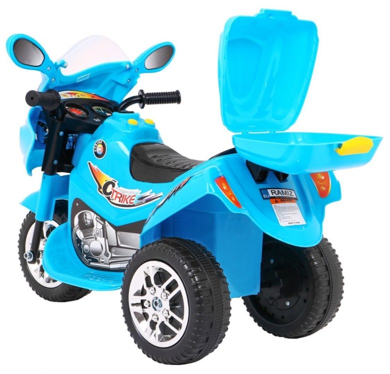 Motorek Trójkołowy BJX-088 elektryczny Niebieski