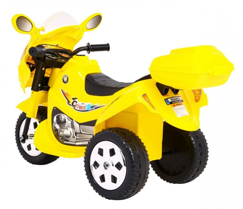 Motorek Trójkołowy BJX-088 elektryczny Żółty