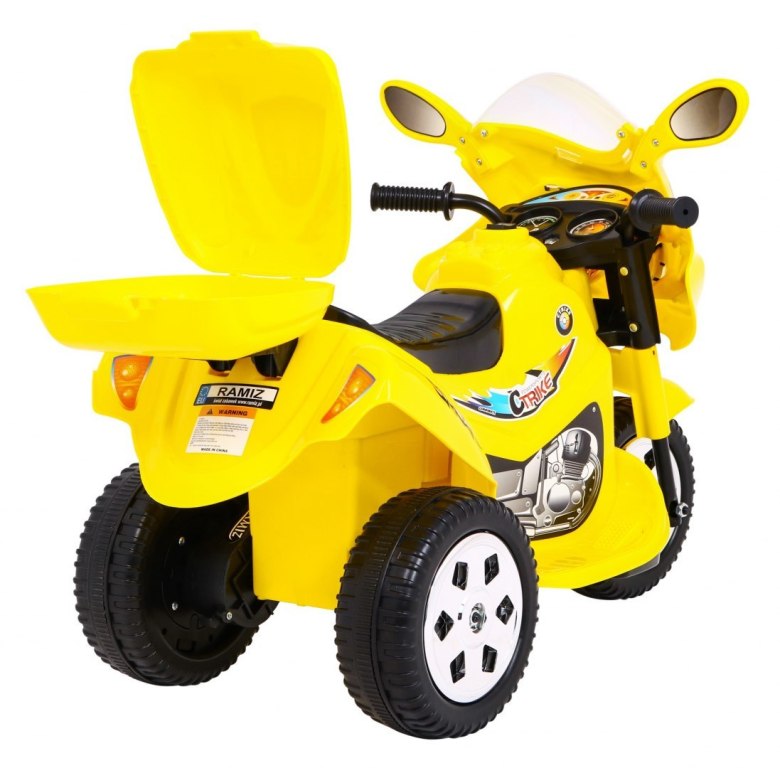Motorek Trójkołowy BJX-088 elektryczny Żółty