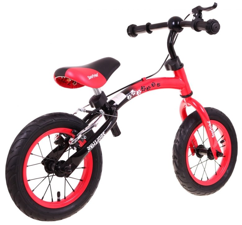 Rowerek biegowy dla dzieci Boomerang SporTrike Czerwony 