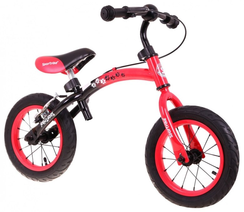 Rowerek biegowy dla dzieci Boomerang SporTrike Czerwony 