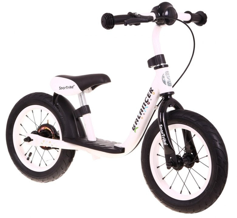 Rowerek biegowy SporTrike Balancer dla dzieci Biały 