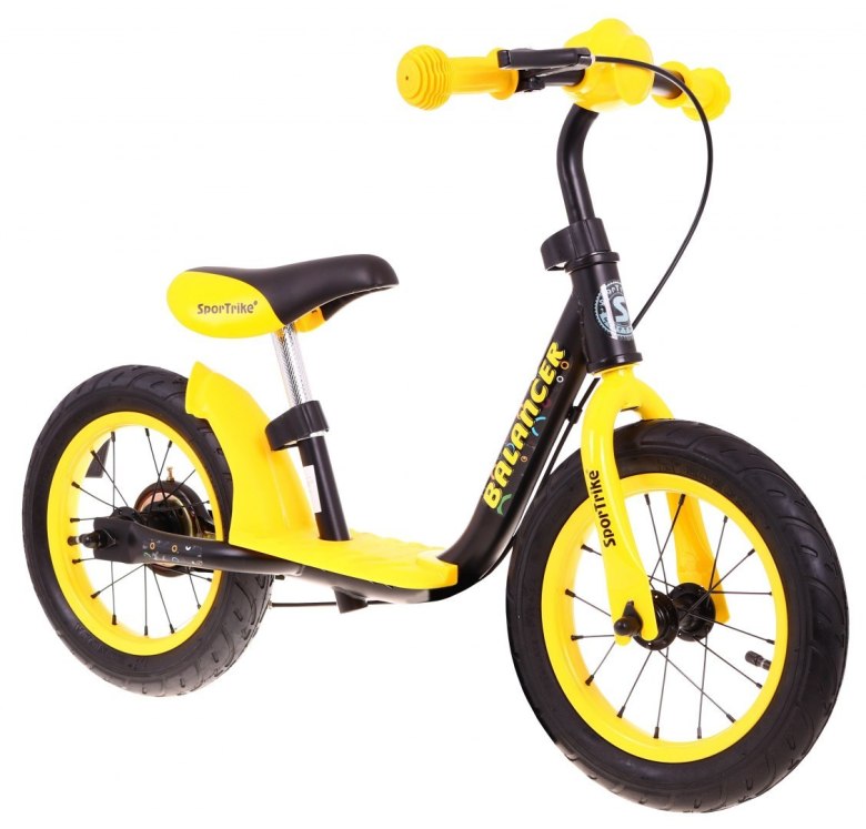 Rowerek biegowy SporTrike Balancer dla dzieci Żółty