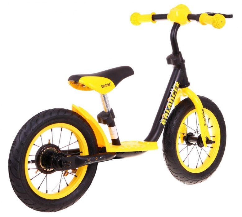 Rowerek biegowy SporTrike Balancer dla dzieci Żółty