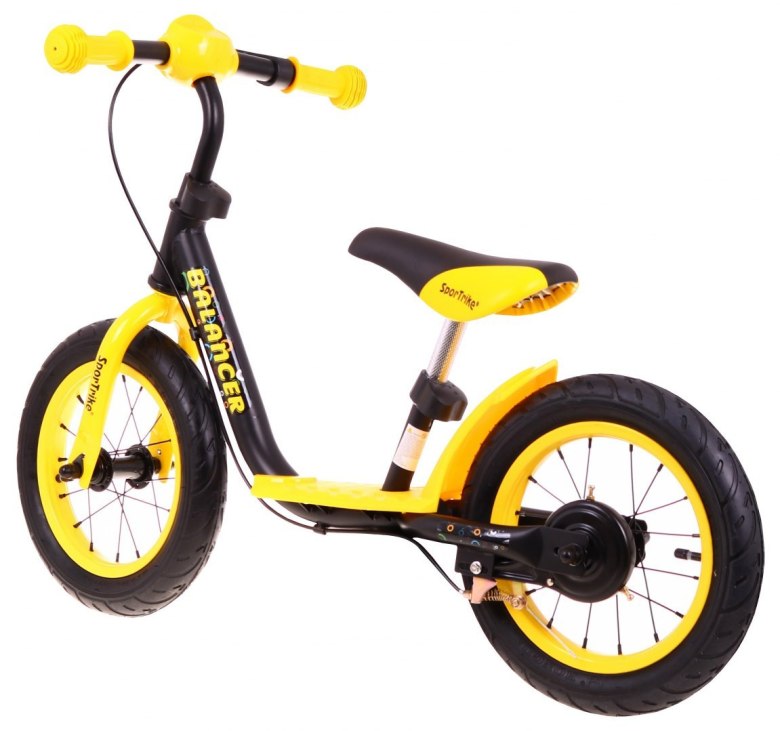 Rowerek biegowy SporTrike Balancer dla dzieci Żółty
