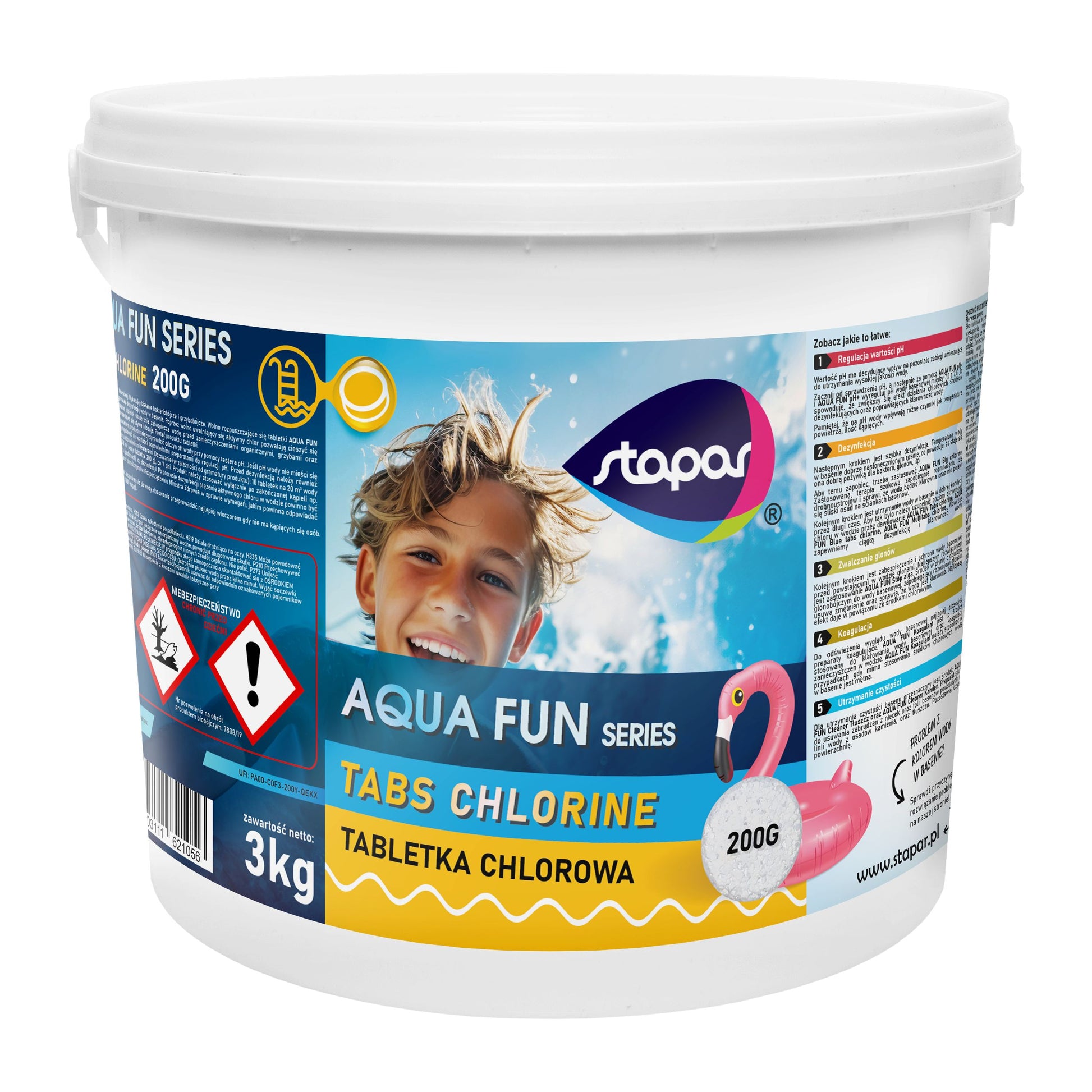 Tabletka chlorowa 200G TABS CHLORINE / 3kg