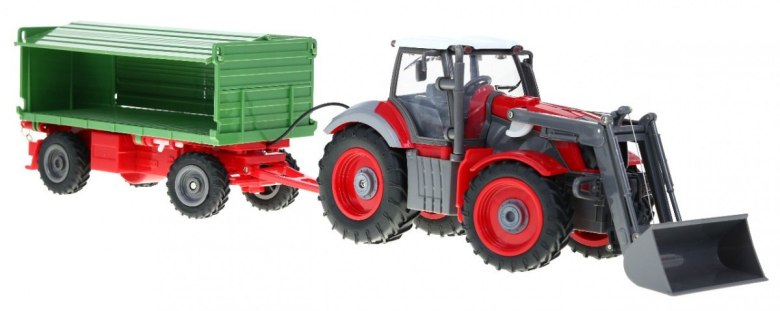 Traktor z koparką i przyczepą dla dzieci 3+ Zdalnie sterowany 