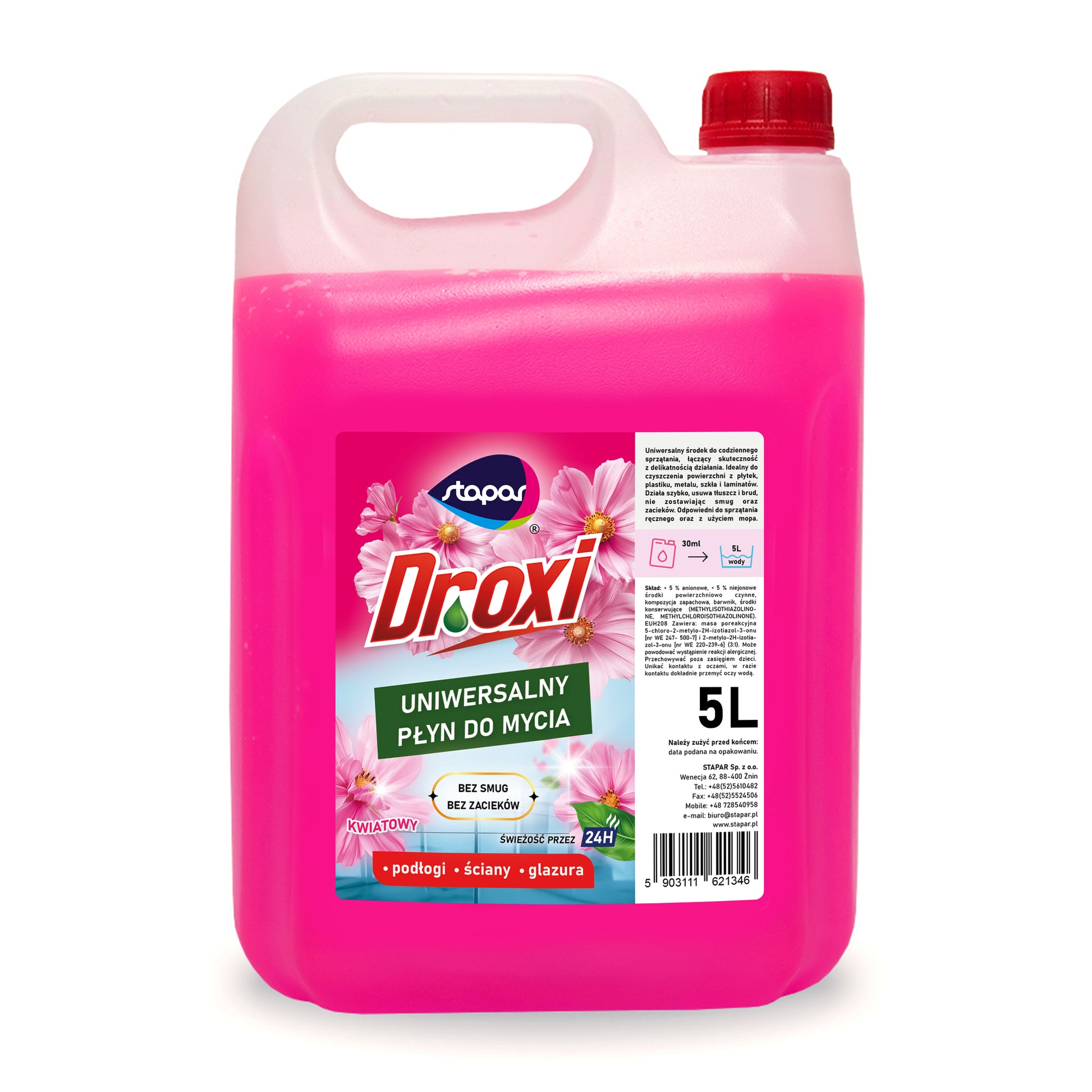 Uniwersalny Płyn do Mycia Droxi 5L