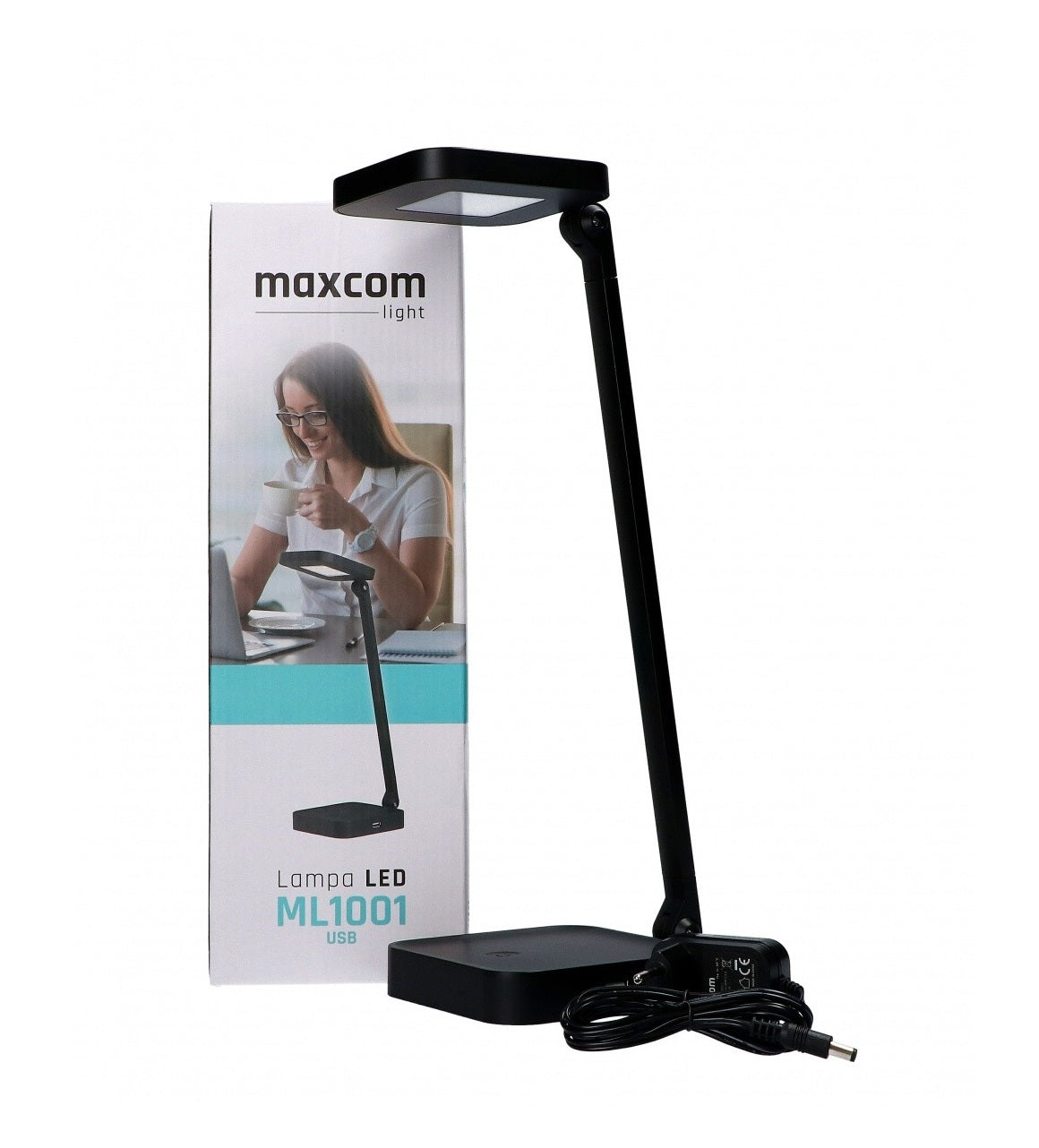 Maxcom Lampa biurkowa LED ML 1001 z ładowarką