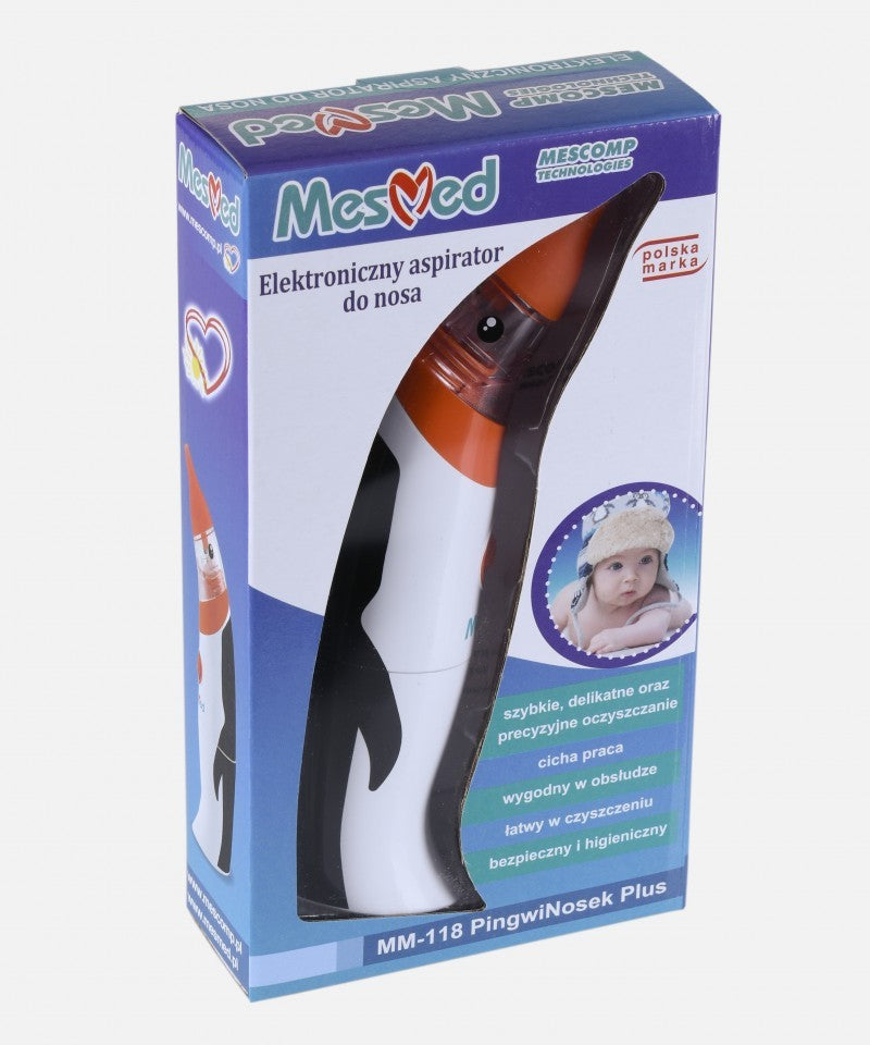 Mesmed Aspirator elektroniczny do nosa MM-118 Pingwinosek