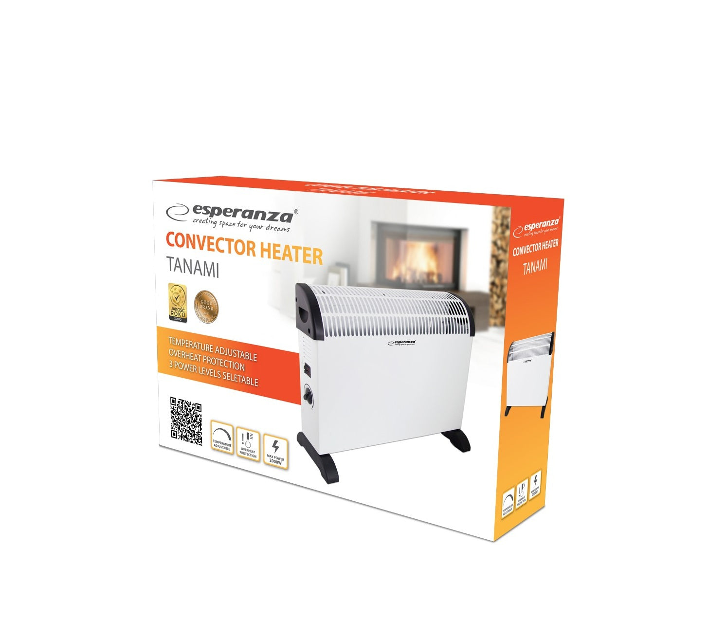 Esperanza Konwektor 750W/1250W/2000W \tanami