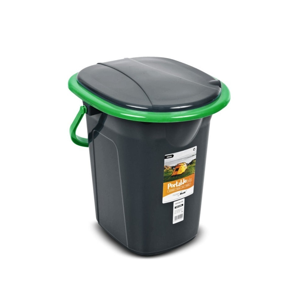 GreenBlue Toaleta turystyczna GB320BG czarno-zielona