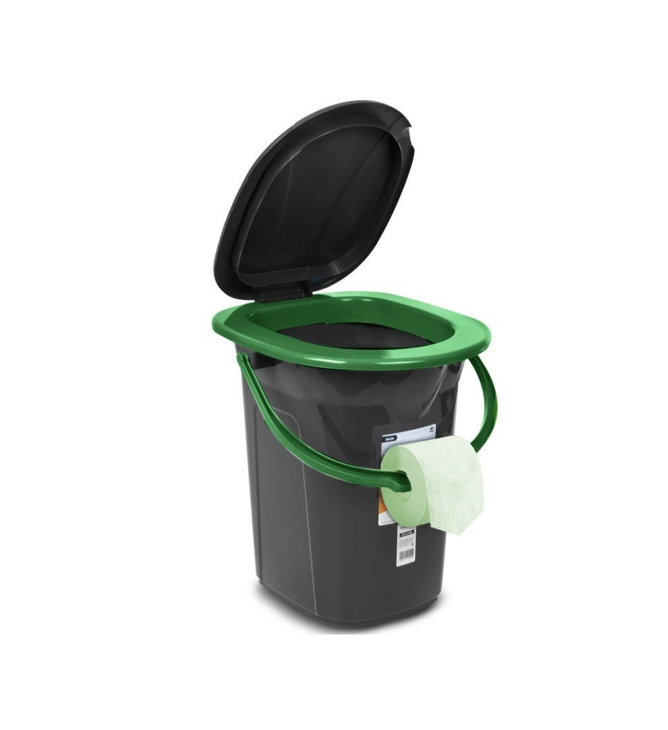 GreenBlue Toaleta turystyczna GB320BG czarno-zielona